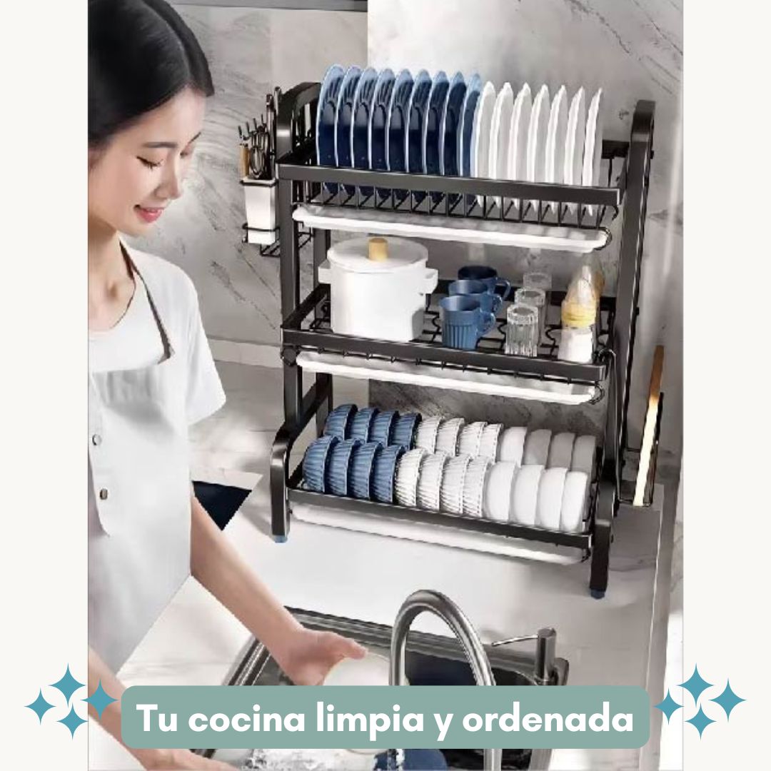 PremiumDry 3 Niveles™-Escurridor de Loza