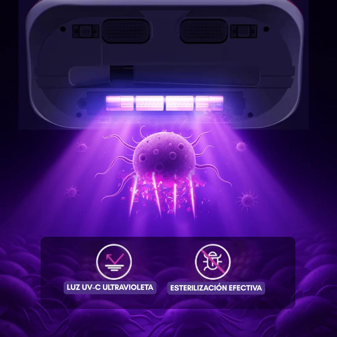 UV CleanPro™ - Aspiradora inalámbrica antibacterias