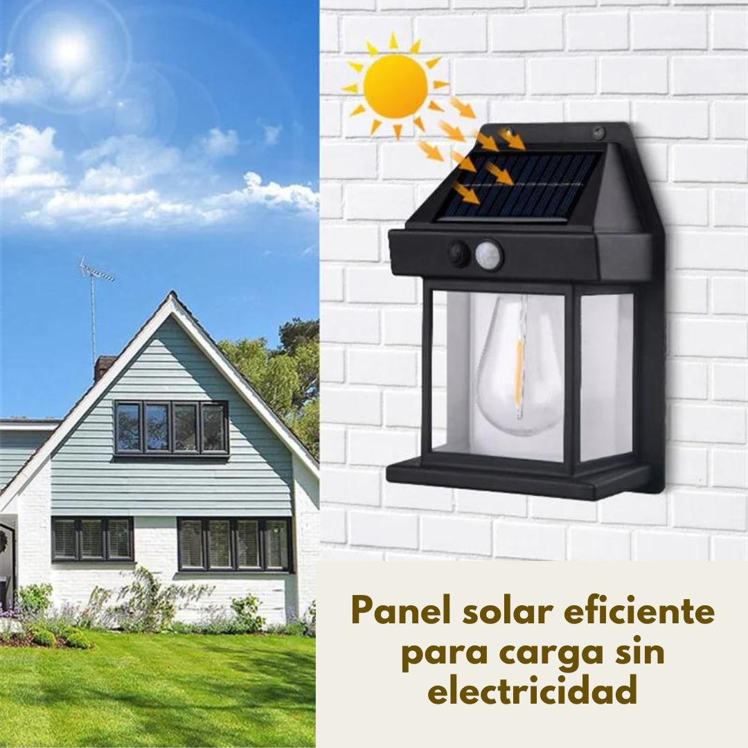 FAROL SOLAR CON SENSOR DE MOVIMIENTO