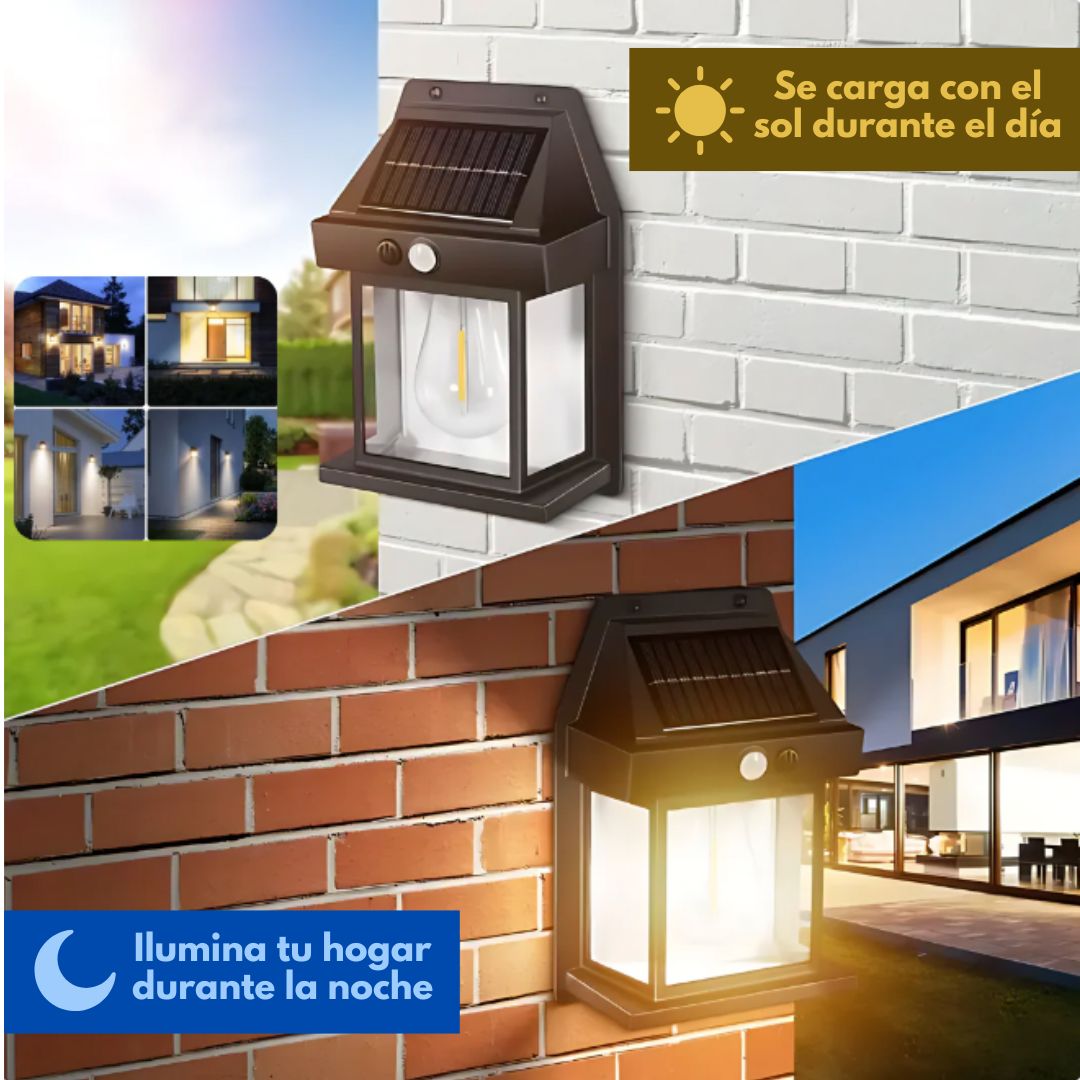 FAROL SOLAR CON SENSOR DE MOVIMIENTO