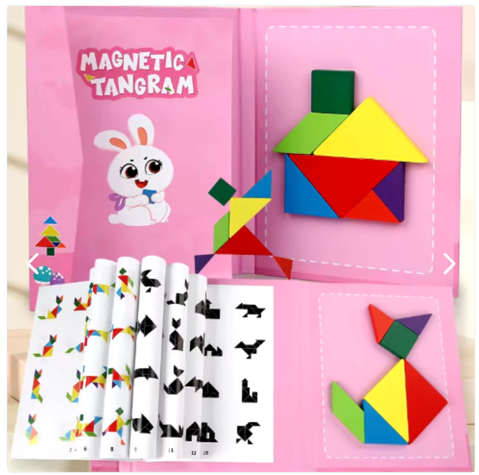 Fun Tangram™ -  Libro Montessori Magnético