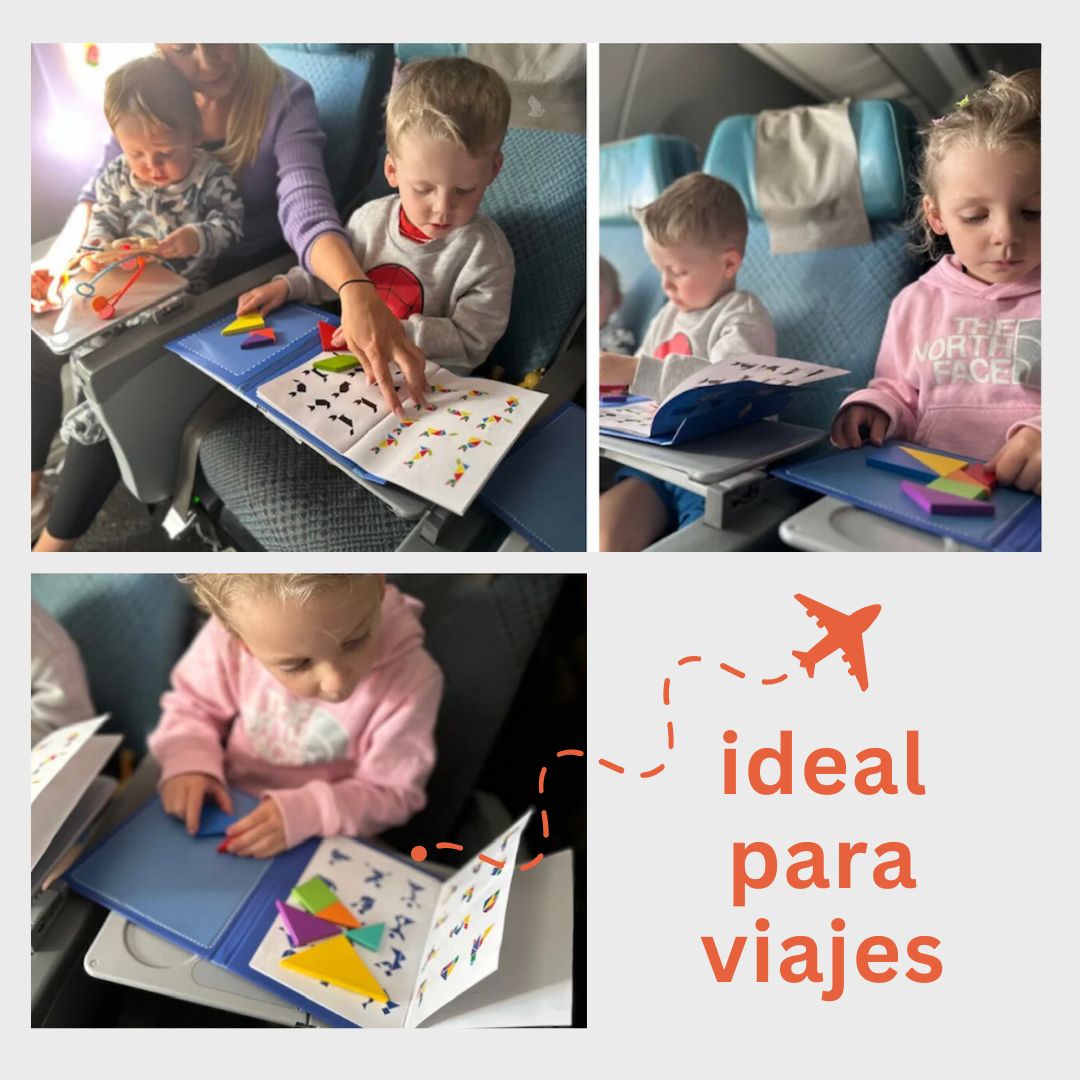 Fun Tangram™ -  Libro Montessori Magnético