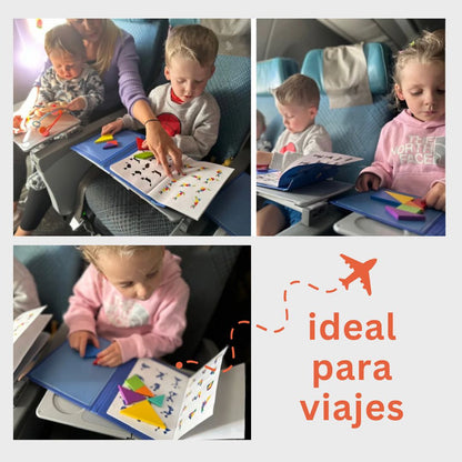 Fun Tangram™ -  Libro Montessori Magnético