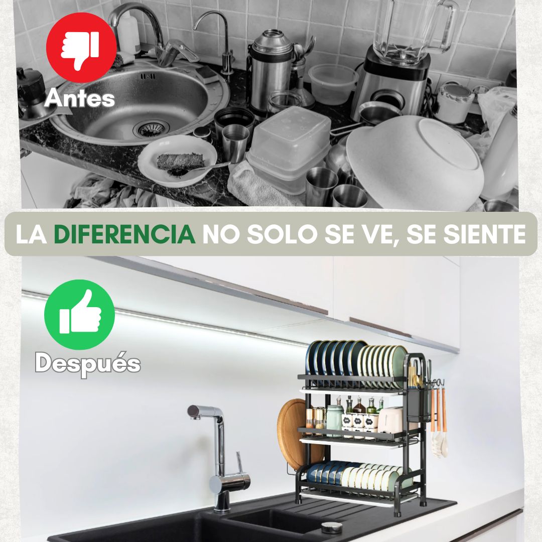 PremiumDry 3 Niveles™-Escurridor de Loza