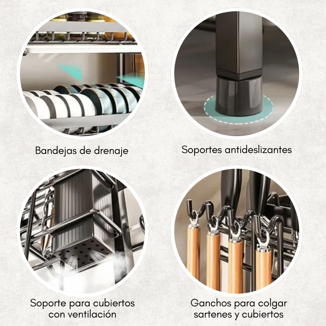 PremiumDry 3 Niveles™-Escurridor de Loza