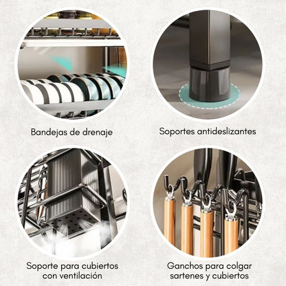 PremiumDry 3 Niveles™-Escurridor de Loza
