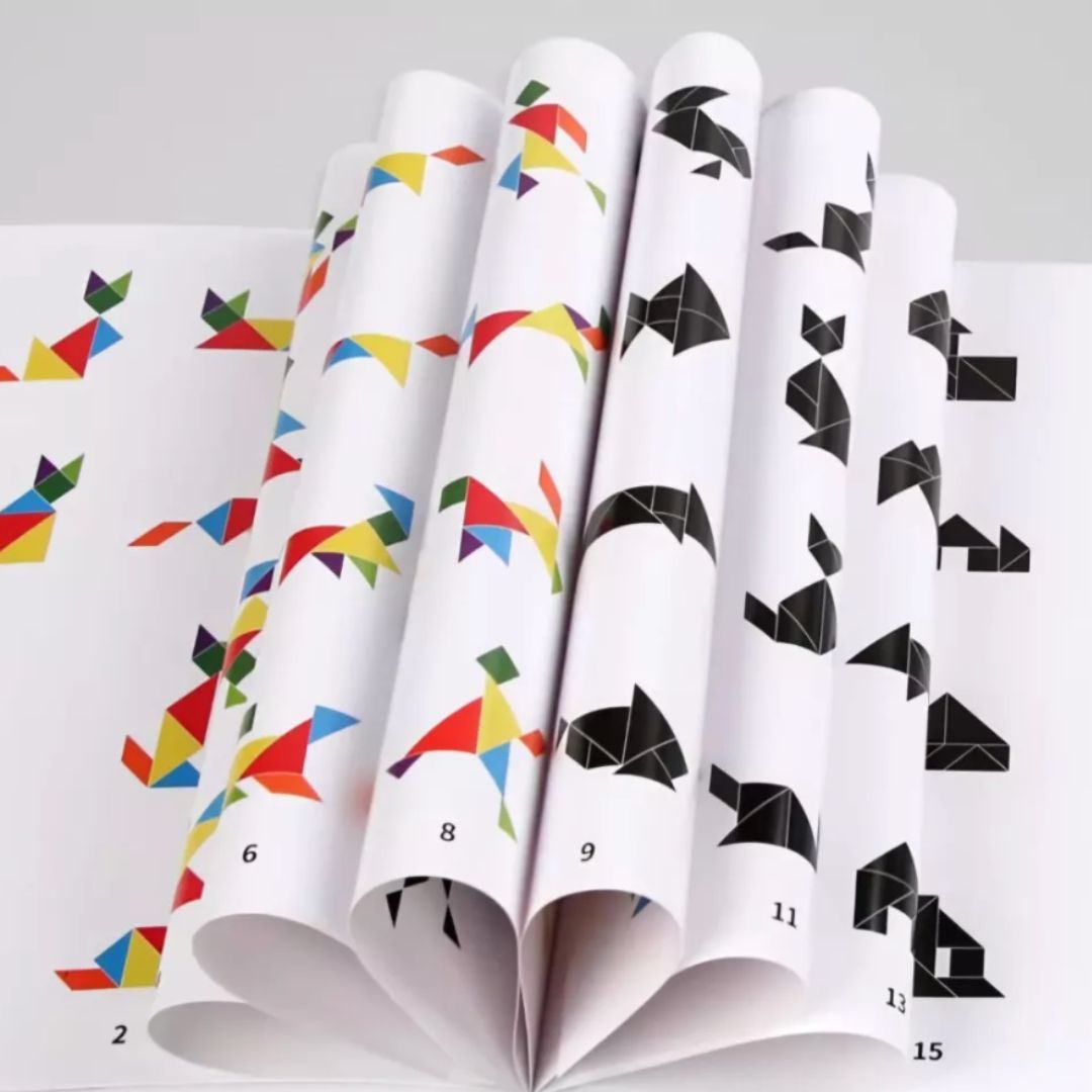 Fun Tangram™ -  Libro Montessori Magnético