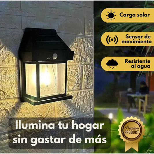 FAROL SOLAR CON SENSOR DE MOVIMIENTO